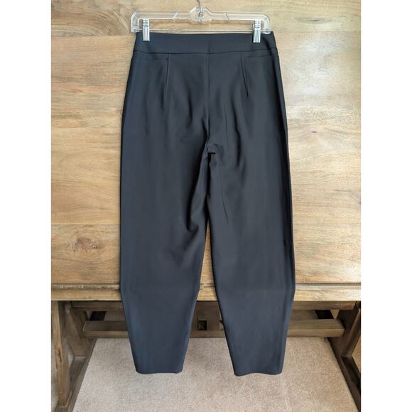 Athleta Stellar Trouser Pants Womens 2 Tall Black Tapered Leg High Rise Running - Picture 2 of 4